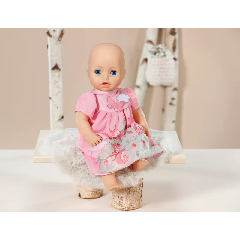Baby Annabell mekko pinkki 43cm nuken mekko