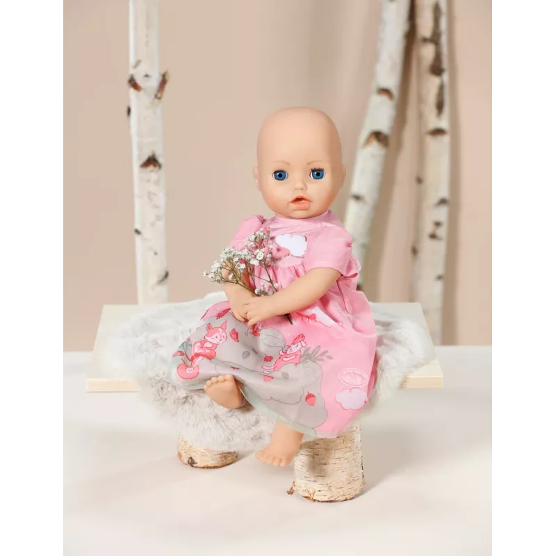 Baby Annabell mekko pinkki 43cm nuken mekko