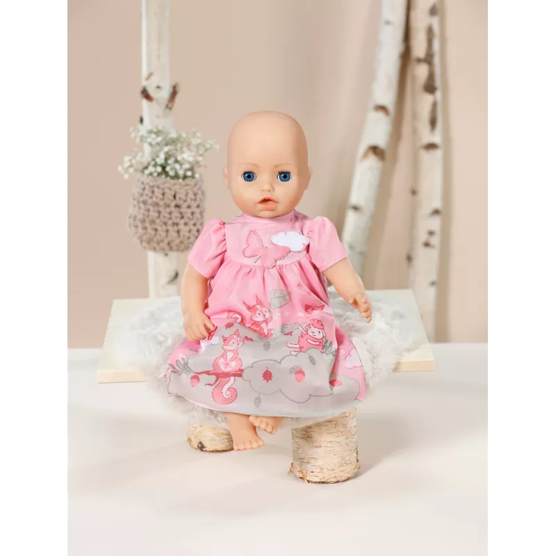 Baby Annabell mekko pinkki 43cm nuken mekko