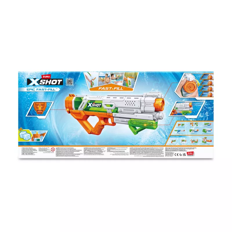XSHOT Fast-Fill Epic vesivesipyssy ZURU