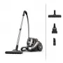 Rowenta Compact Power XXL Animal RO4B50 pölypussiton lattiaimuri, 3-portainen suodatin, harmaa/musta