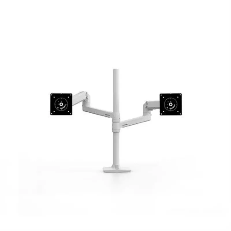 ERGOTRON LX Dual Stacking Arm, korkea varsi (valkoinen)