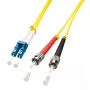 Lindy 2m LC/ST InfiniBand/kuitu-kaapeli monivärinen, keltainen