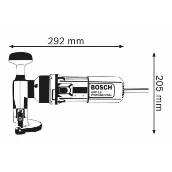 Bosch 0 601 506 103 peltisakset/leikkuri 2400 kierr./min 500 W