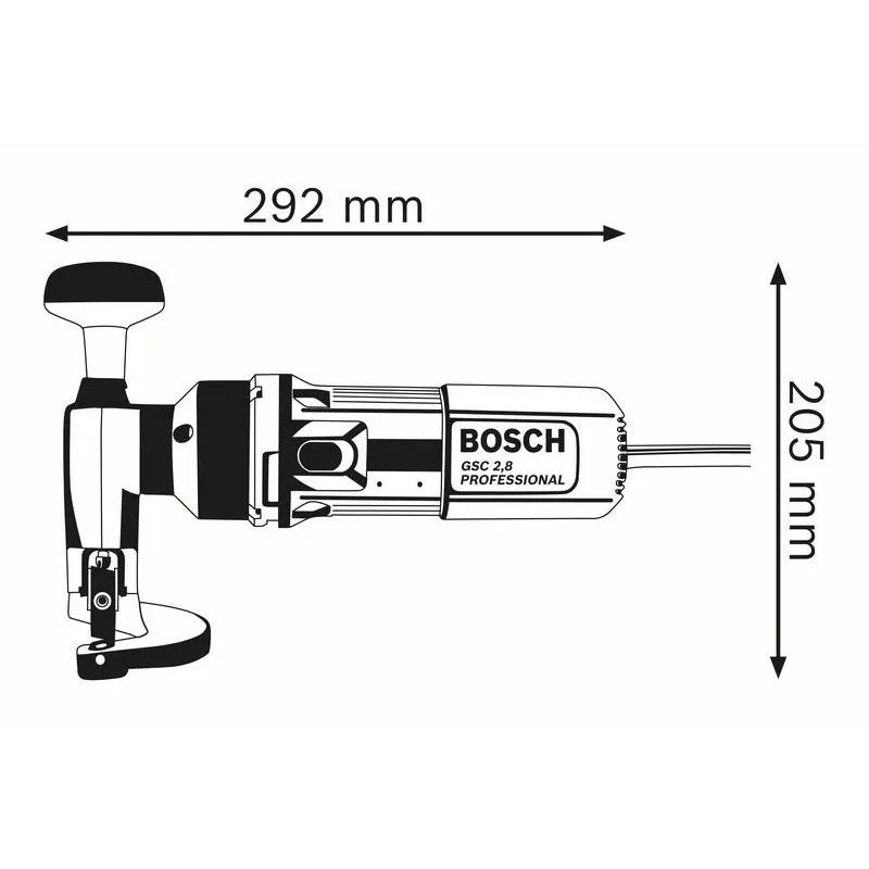 Bosch 0 601 506 103 peltisakset/leikkuri 2400 kierr./min 500 W