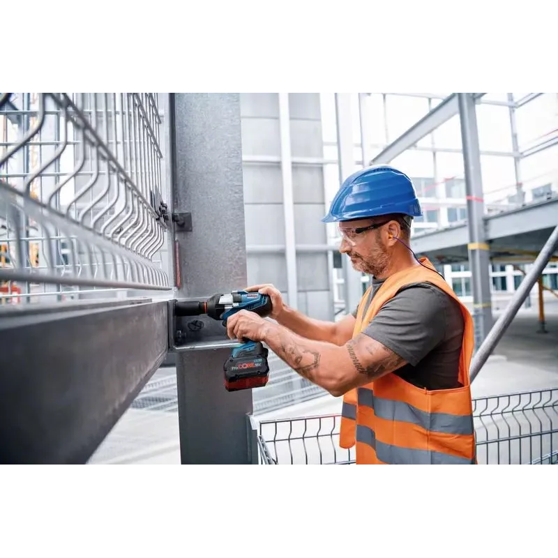Bosch GDS 18V-1050 H Professional akkuiskuväännin 18 V, 1050 Nm, 1750 rpm, 3/4" ulkoneliö, 2x ProCORE18V 5,5 Ah, L-BOXX, sininen/musta