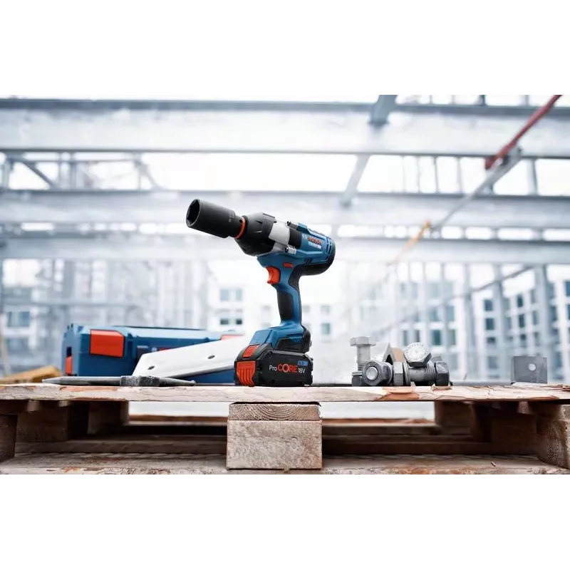 Bosch GDS 18V-1050 H Professional akkuiskuväännin 18 V, 1050 Nm, 1750 rpm, 3/4" ulkoneliö, 2x ProCORE18V 5,5 Ah, L-BOXX, sininen/musta