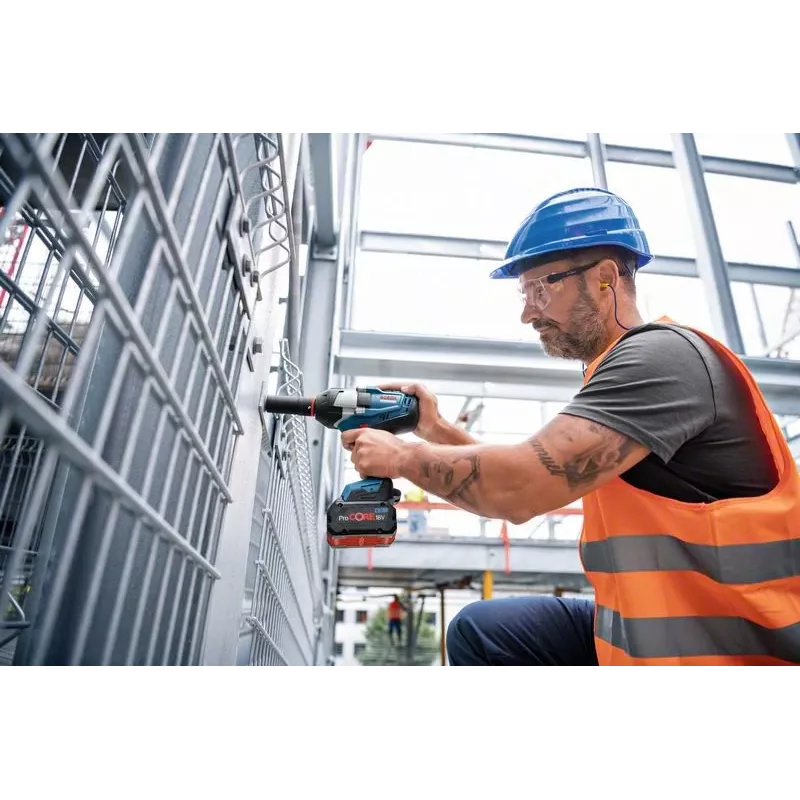 Bosch GDS 18V-1050 H Professional akkuiskuväännin 18 V, 1050 Nm, 1750 rpm, 3/4" ulkoneliö, 2x ProCORE18V 5,5 Ah, L-BOXX, sininen/musta