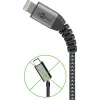 Lightning-kaapeli Wentronic 49267 0,5 m musta-harmaa