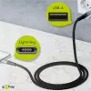 Lightning-kaapeli Wentronic 49267 0,5 m musta-harmaa