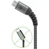 USB-kaapeli Wentronic 49282 USB 2.0 1 m Micro-USB B USB A musta harmaa
