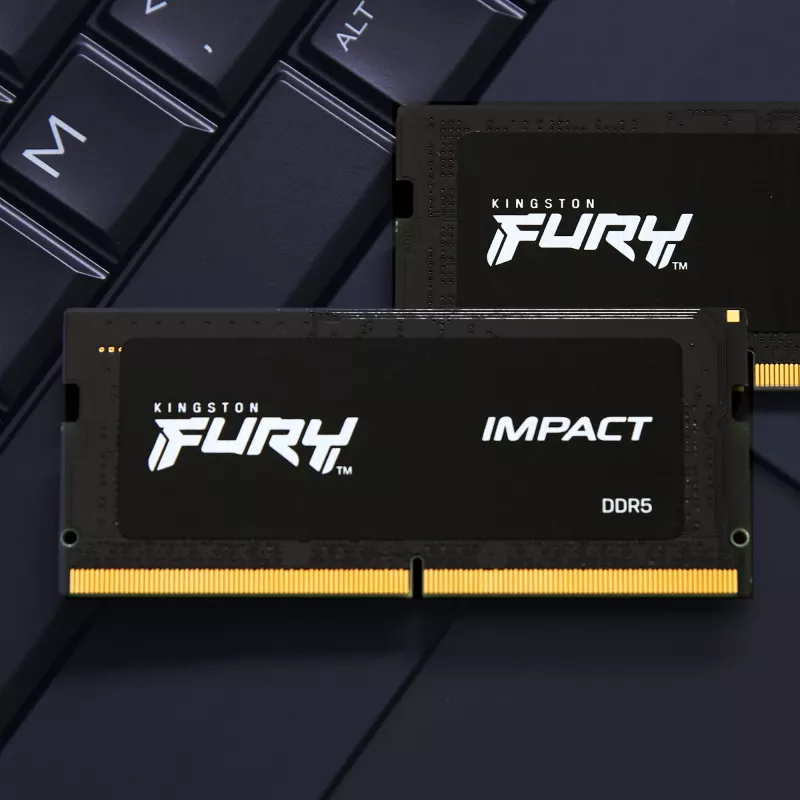 Kingston Technology FURY 32GB 6000MT/s DDR5 CL38 SODIMM (2 kpl pakkaus) Impact XMP