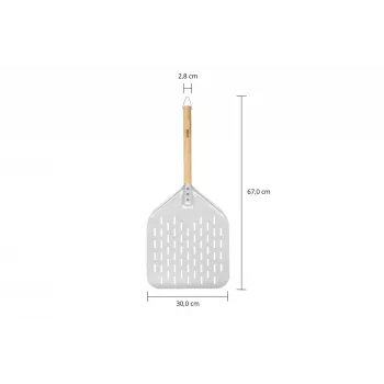 Unold 6881620 pizzalapio alumiini, puu
