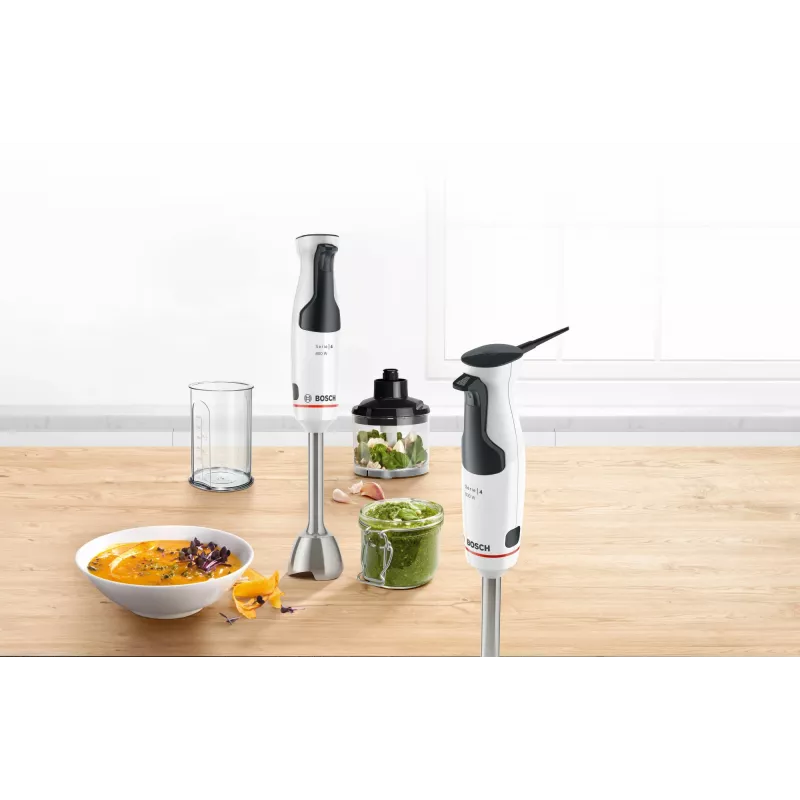 Bosch ErgoMixx Style MS6CM61V2 sauvasekoitin tyhjiöllä, 1000 W, ruostumaton teräs/musta
