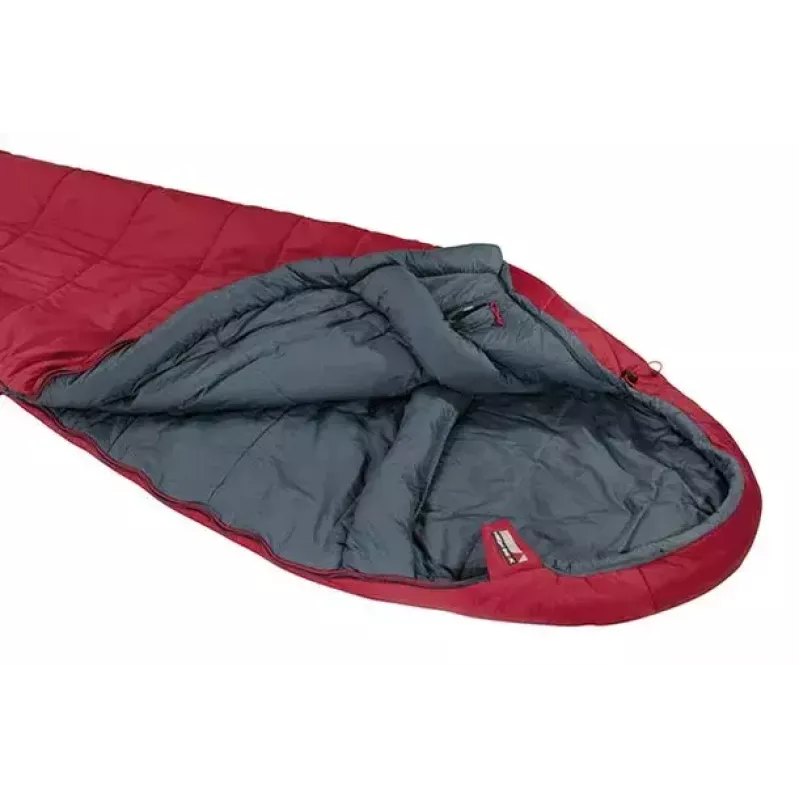 Muumio-makuupussi High Peak Hyperion 1M nylon harmaa punainen 210 cm