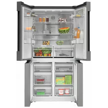 Bosch Serie 4 KFN96APEA side-by-side-jääkaappi vapaasti seisova 605 l ruostumaton teräs