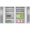 Bosch Serie 4 KFN96APEA jääkaappipakastin Side-by-Side, French Door, vapaasti seisova, 605 l (405 l + 200 l), Home Connect, energialuokka E, ruostumaton teräs
