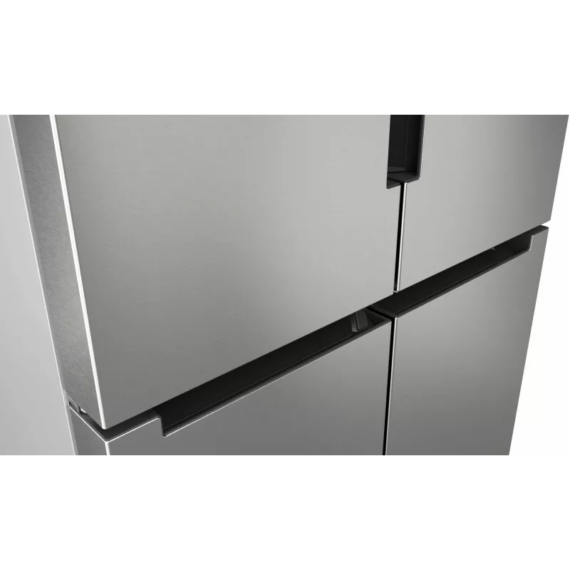 Bosch Serie 4 KFN96APEA jääkaappipakastin Side-by-Side, French Door, vapaasti seisova, 605 l (405 l + 200 l), Home Connect, energialuokka E, ruostumaton teräs