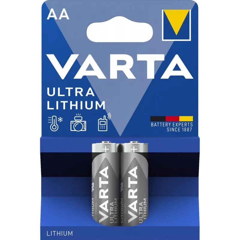 VARTA Ultra Lithium Mignon AA kertakäyttöparisto 1,5 V