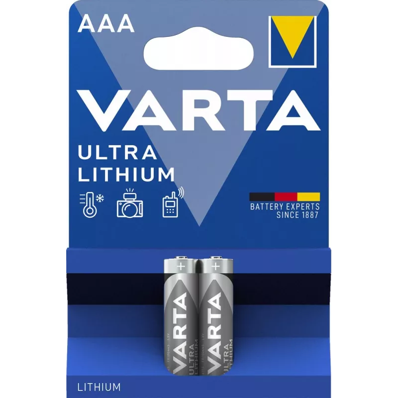 VARTA Ultra Lithium AAA kertakäyttöparisto 1,5 V