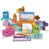 MEGA BLOKS Fisher Price musiikkipuutarhabändi sensorinen rakennuslelu (45 osaa) pienille lapsille