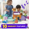 MEGA BLOKS Fisher Price musiikkipuutarhabändi sensorinen rakennuslelu (45 osaa) pienille lapsille