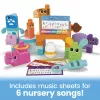 MEGA BLOKS Fisher Price musiikkipuutarhabändi sensorinen rakennuslelu (45 osaa) pienille lapsille