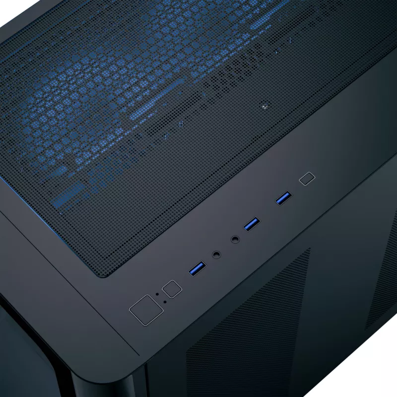 Aerocool P500C Midi Tower musta