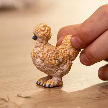 Schleich Silkie-kana malli 14891 — maatilan eläinfiguuri, monivärinen, lapsille 3 vuodesta alkaen