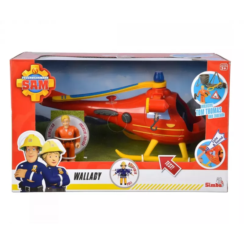 Helikopteri Simba Toys 109252510 Palomies Sam oranssi 3+