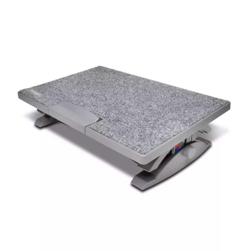 Kensington SmartFit SoleMate Pro Elite K50345EU ergonominen jalkatuki, säädettävä korkeus 9–12 cm, kallistus 0–18°, harmaa