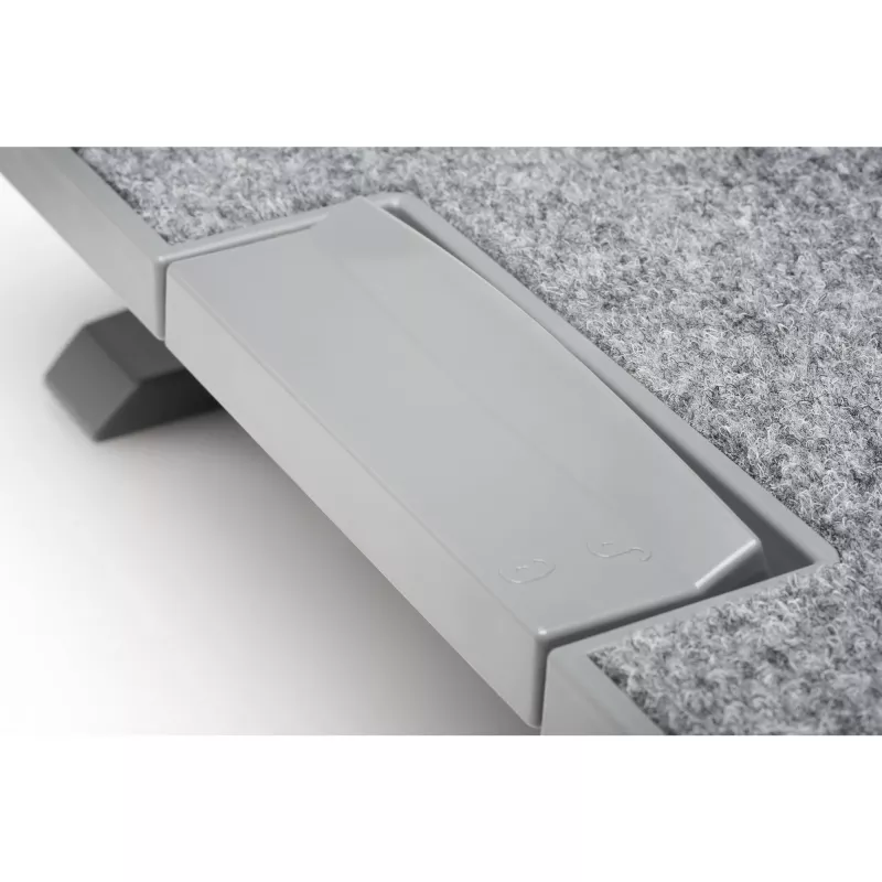 Kensington SmartFit SoleMate Pro Elite K50345EU ergonominen jalkatuki, säädettävä korkeus 9–12 cm, kallistus 0–18°, harmaa