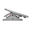 Kensington SmartFit SoleMate Pro Elite K50345EU ergonominen jalkatuki, säädettävä korkeus 9–12 cm, kallistus 0–18°, harmaa