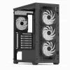 Aerocool D501A Midi Tower musta