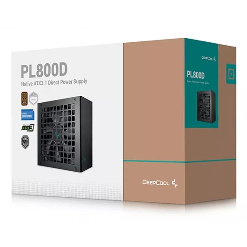 DEEPCOOL Pl800d virtalähde 800 W 20+4 Pin ATX - musta