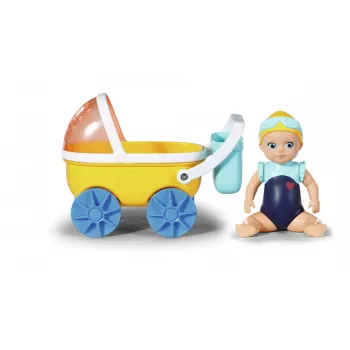 BABY born Splish Splash lastenvaunut Emma-kylpynukella monivärinen