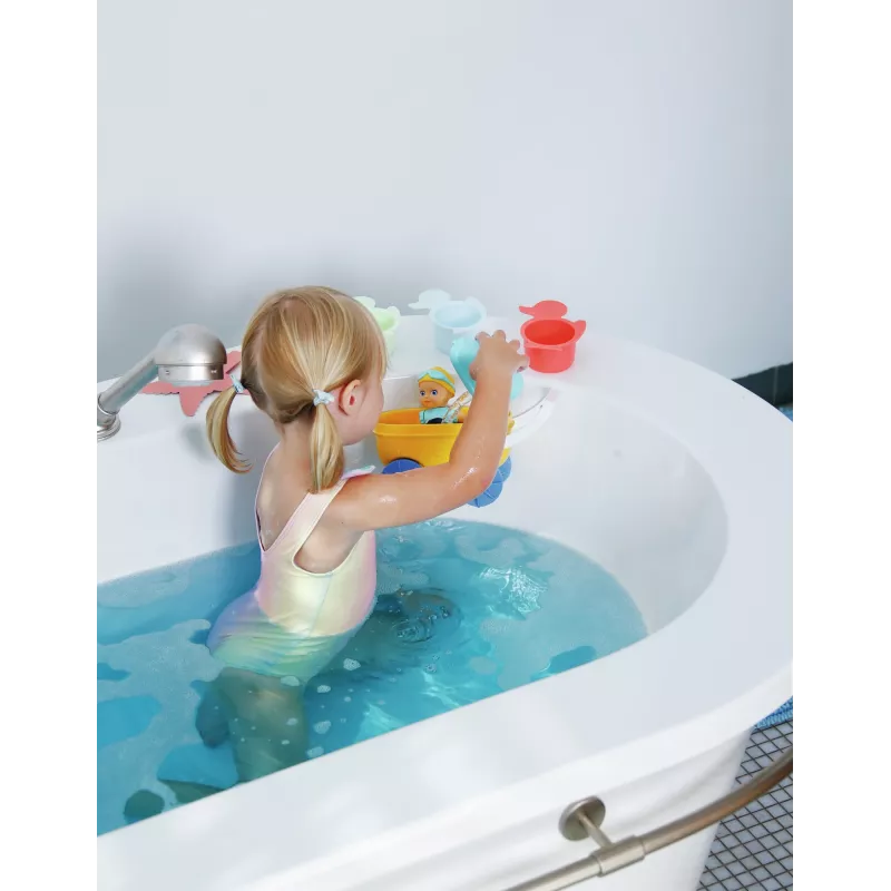 BABY born Splish Splash lastenvaunut Emma-kylpynukella monivärinen