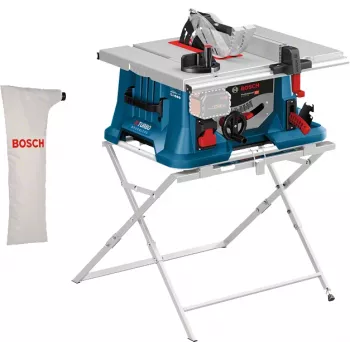 Bosch BITURBO GTS 18V-216 Professional akkukäyttöinen pöytäsirkkeli, 18 V, 216 mm terä, solo (ilman akkua ja laturia), sininen
