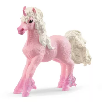 schleich BAYALA kukkayksisarvisen varsa, 5 vuosi/vuotta, yksisarvinen / Pegasus, yksisarviset & keijut, monivärinen