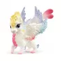 Schleich BAYALA sateenkaari-vauvadraakki figuuri 5 vuodesta, beige sininen vihreä, yksisarvinen/Pegasus-aihe