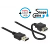 USB-kaapeli DeLOCK 2 m 2xUSB2.0-A