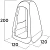 Suihkuteltta Easy Camp Vik Utility Tent harmaa 2025, vaihtumisteltta ulkokäyttöön