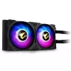 GIGABYTE AORUS WATERFORCE 240 prosessorin all-in-one-nestekühler 12 cm musta