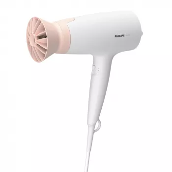 Hiustenkuivaaja Philips BHD300/00 1600 W, 3 lämpöastetta, 3 nopeutta, kylmäasetus, pinkki/valkoinen, 1,8 m johto