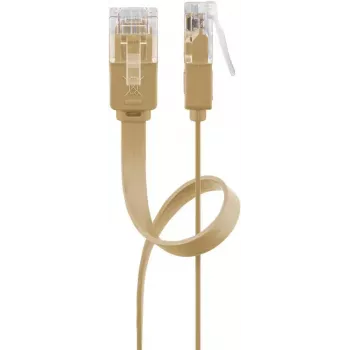 Verkkokaapeli Goobay 95883 RJ-45 Cat6 15 m vaaleanruskea