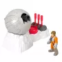 Fisher-Price Imaginext STAR WARS kapinallistukikohta-tykki lelu, jossa Luke Skywalker -painovalettu hahmohahmo, 5 osaa