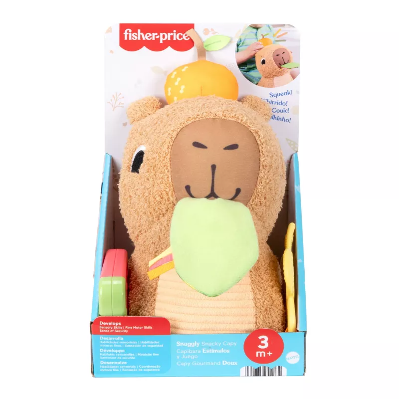 Leluvesisika Fisher-Price Snuggly Snacky Capy 0,5 vuotta