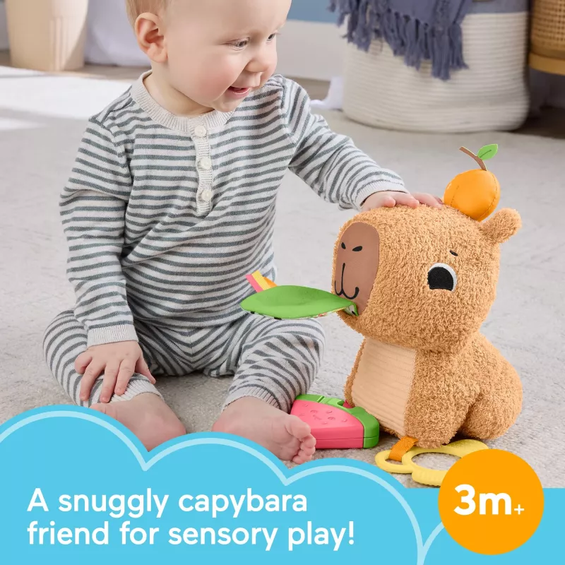Leluvesisika Fisher-Price Snuggly Snacky Capy 0,5 vuotta