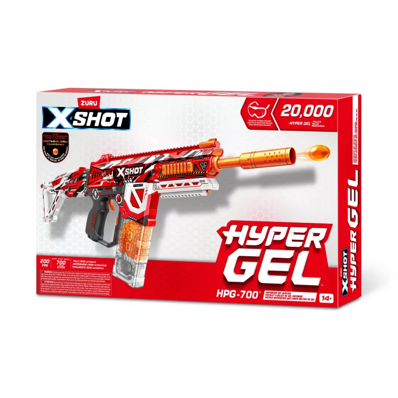 Zuru XSHOT Hyper Gel HPG-700 geelipyssy, 3500 geelipalloa