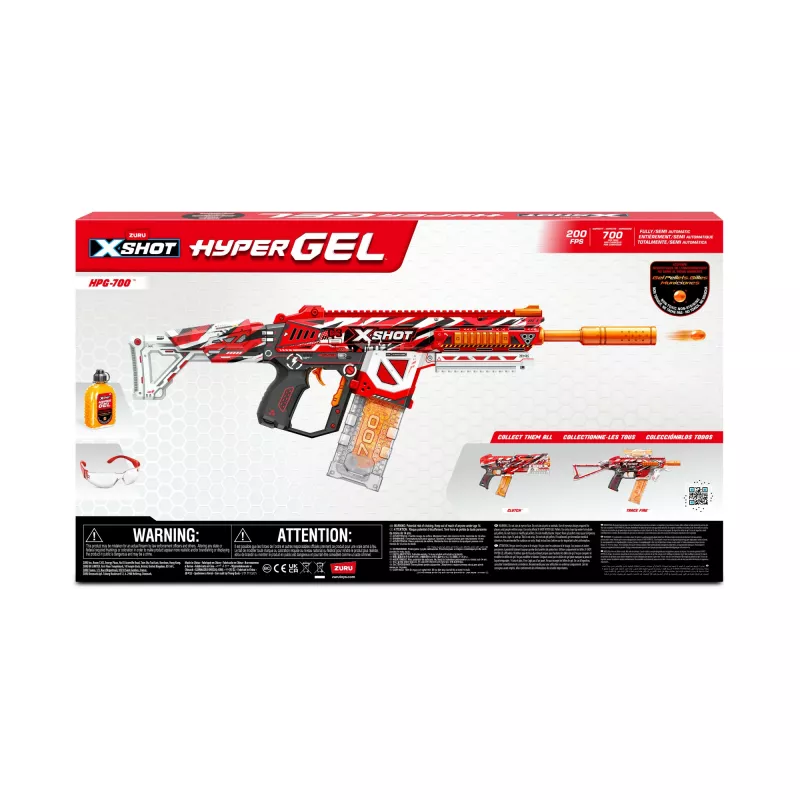 Zuru XSHOT Hyper Gel HPG-700 geelipyssy, 3500 geelipalloa